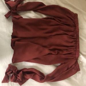 off the shoulder shirt